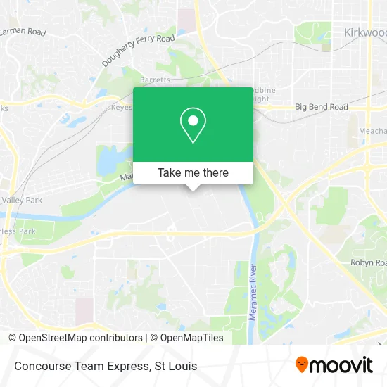 Concourse Team Express map