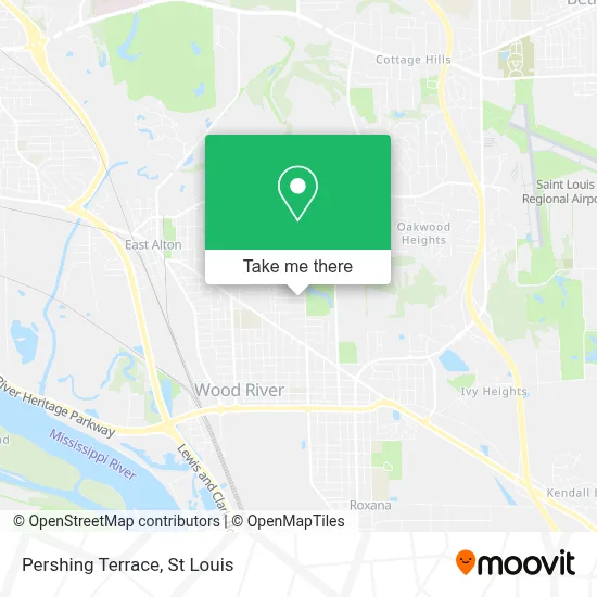 Pershing Terrace map