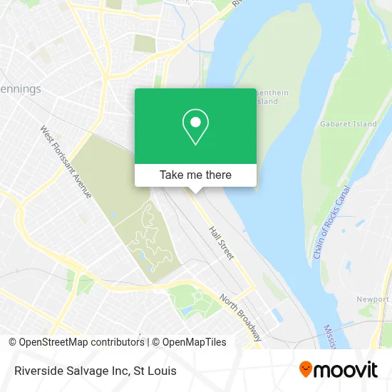 Riverside Salvage Inc map