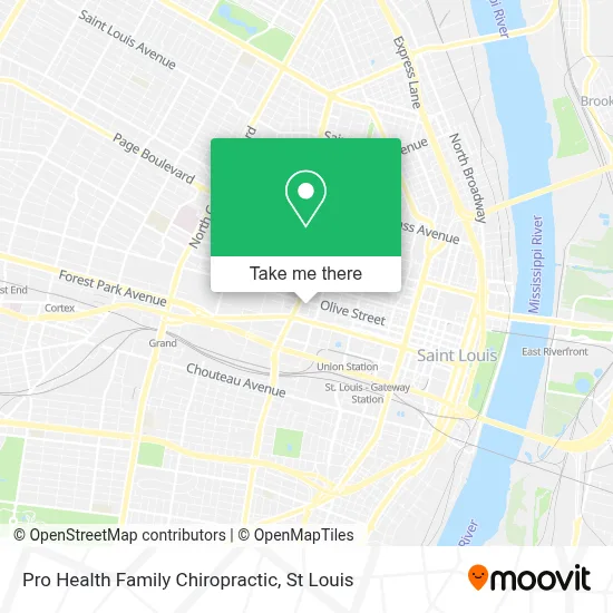 Pro Health Family Chiropractic map