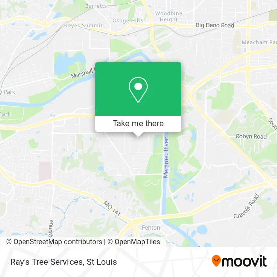 Ray's Tree Services map