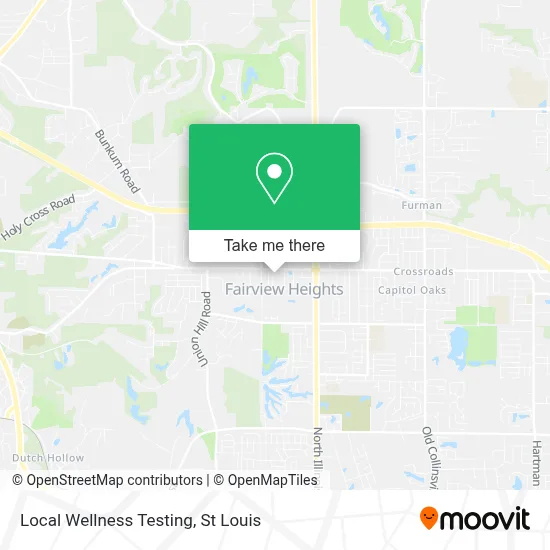 Local Wellness Testing map