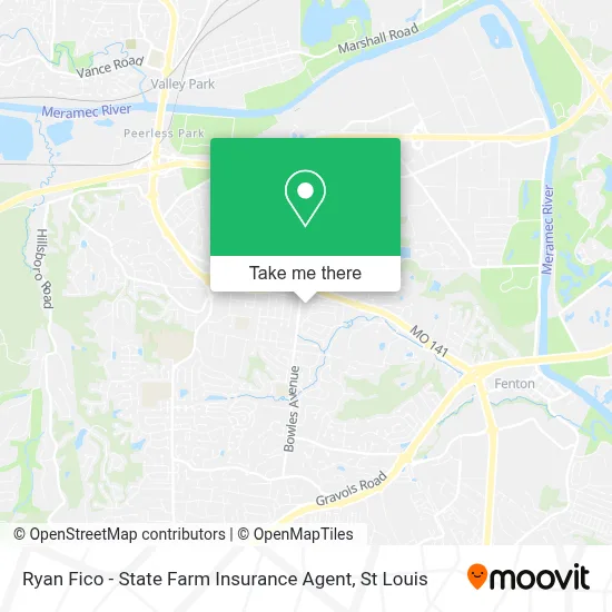 Ryan Fico - State Farm Insurance Agent map
