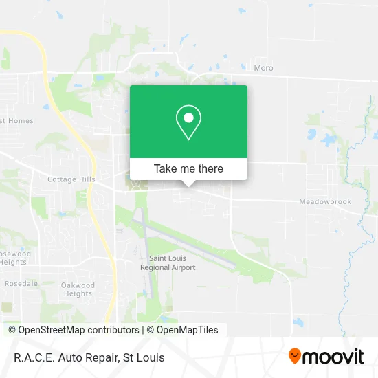R.A.C.E. Auto Repair map