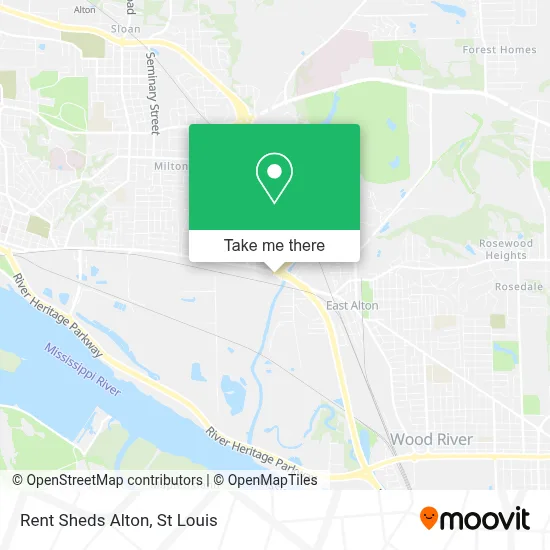 Rent Sheds Alton map