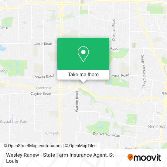 Wesley Ranew - State Farm Insurance Agent map