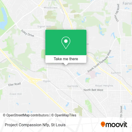 Project Compassion Nfp map