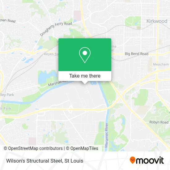 Wilson's Structural Steel map