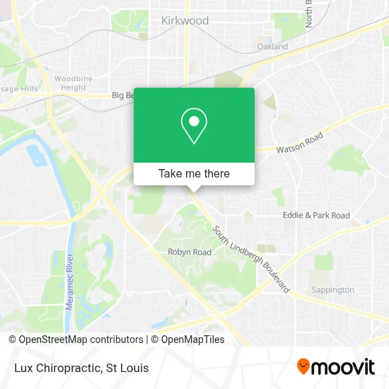 Lux Chiropractic map