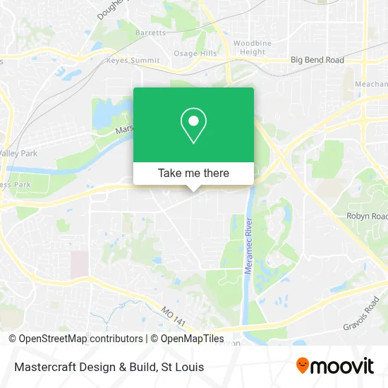 Mastercraft Design & Build map