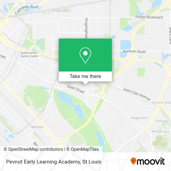 Pevnot Early Learning Academy map