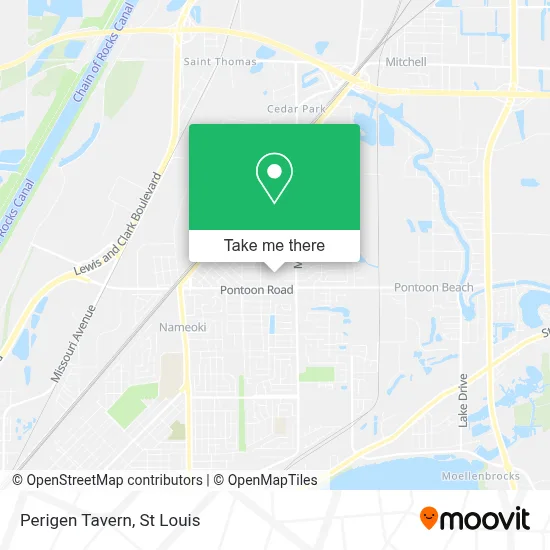 Perigen Tavern map