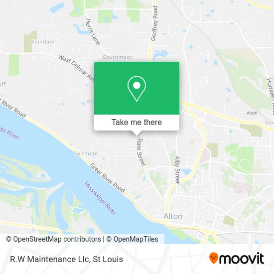 R.W Maintenance Llc map