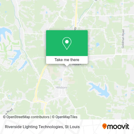 Riverside Lighting Technologies map