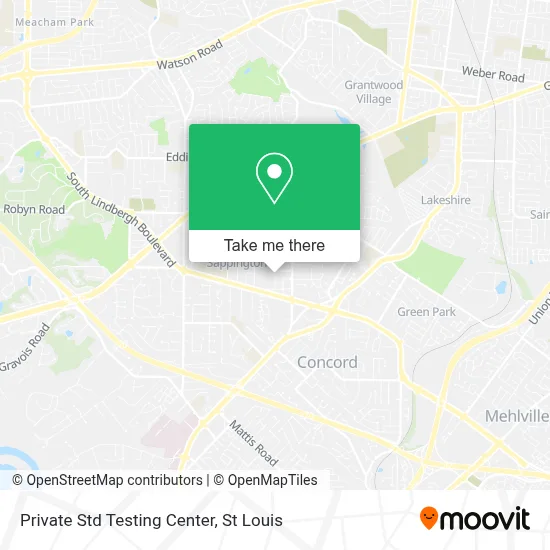 Private Std Testing Center map