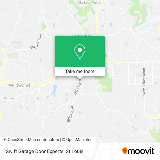 Swift Garage Door Experts map
