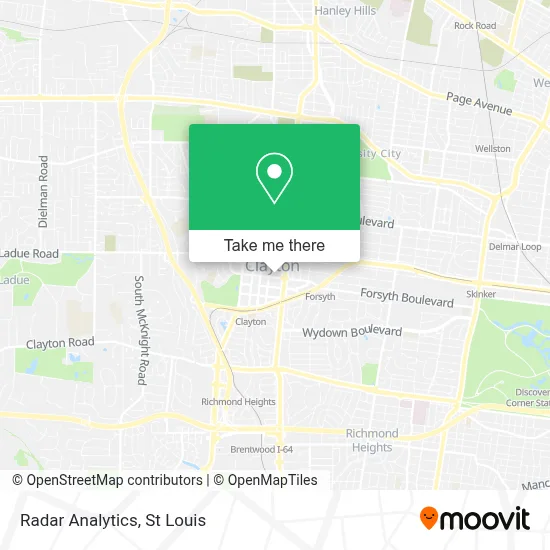 Radar Analytics map