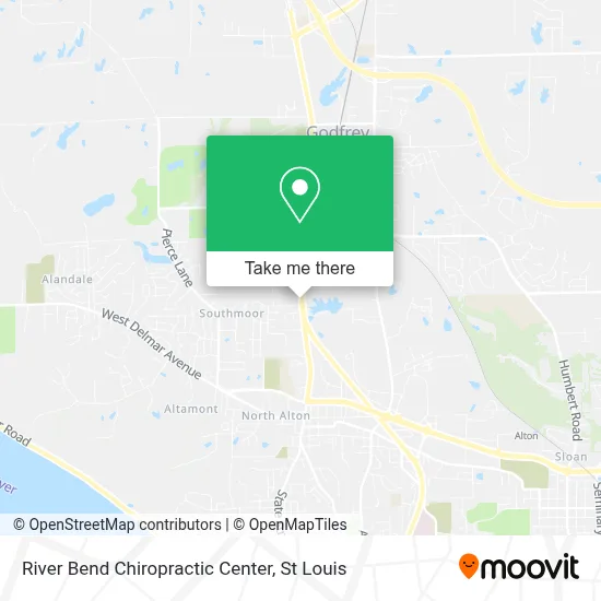 River Bend Chiropractic Center map