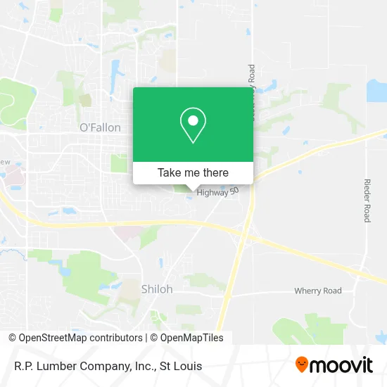 R.P. Lumber Company, Inc. map