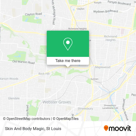 Skin And Body Magic map