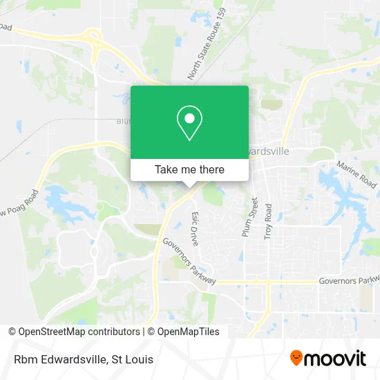 Rbm Edwardsville map