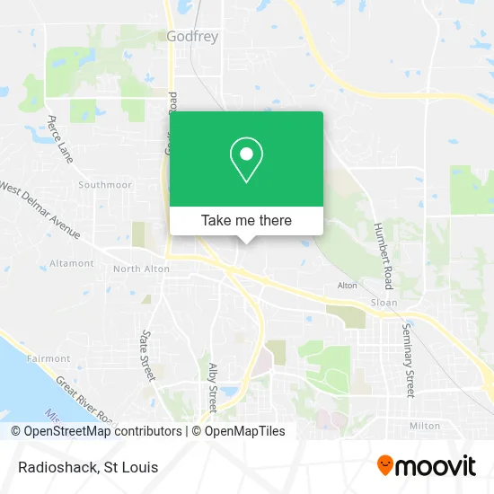 Radioshack map