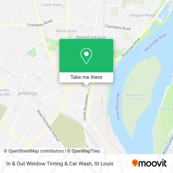 In & Out Window Tinting & Car Wash map