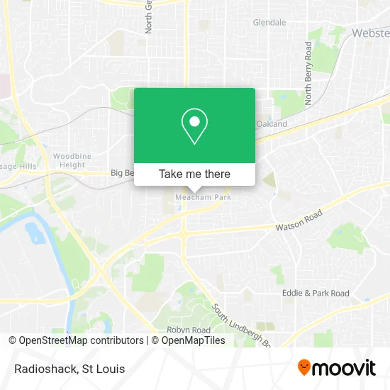 Radioshack map