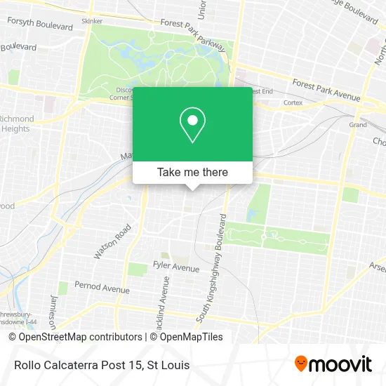 Rollo Calcaterra Post 15 map