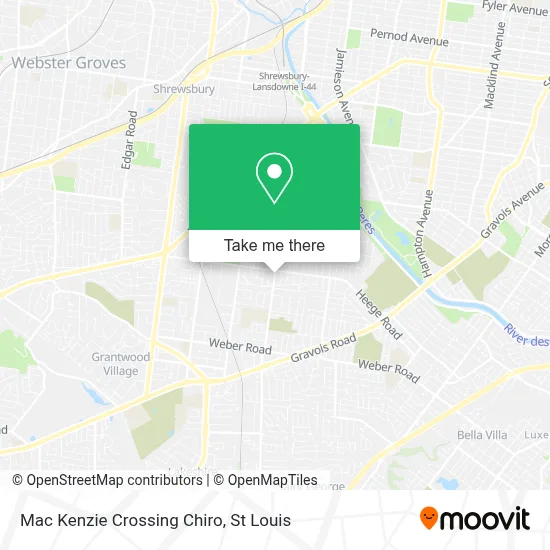 Mac Kenzie Crossing Chiro map