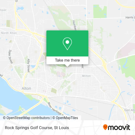 Rock Springs Golf Course map