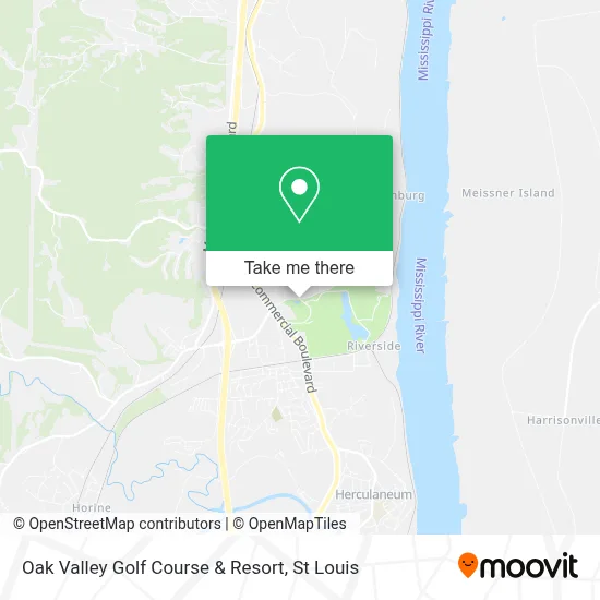 Oak Valley Golf Course & Resort map