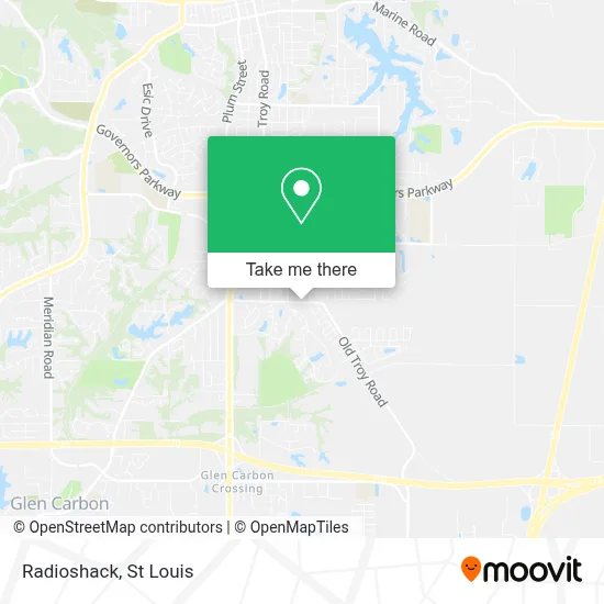 Radioshack map