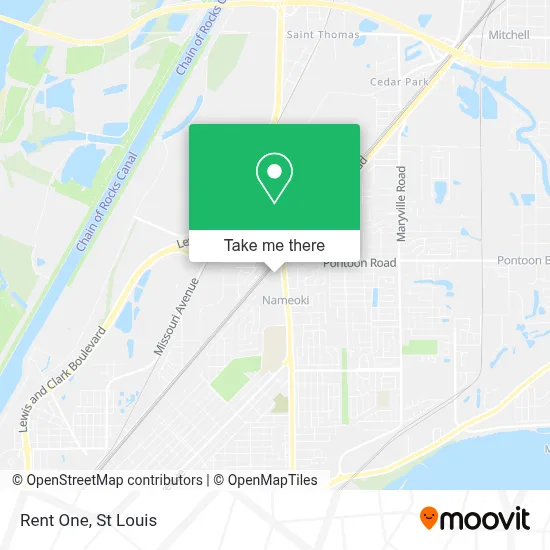 Rent One map