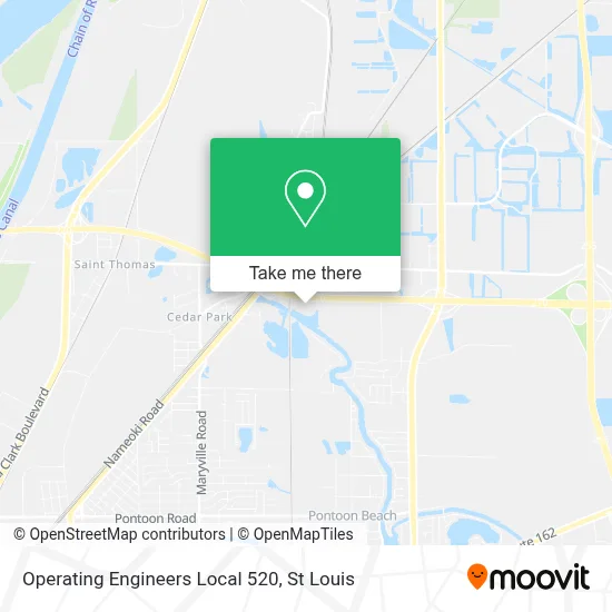 Operating Engineers Local 520 map