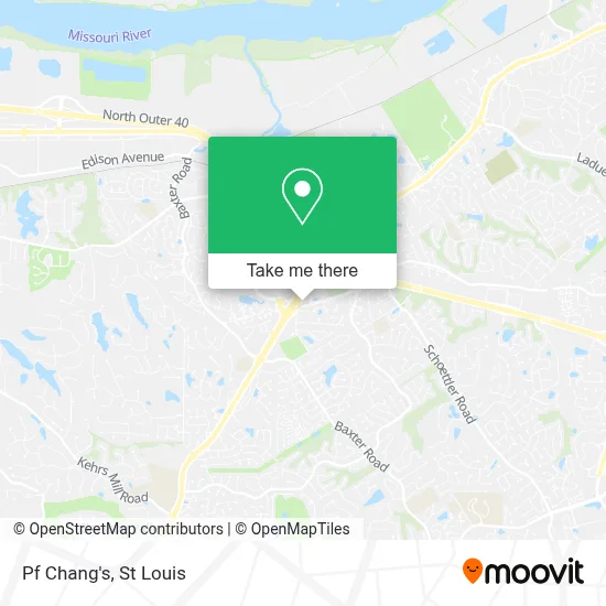 Pf Chang's map