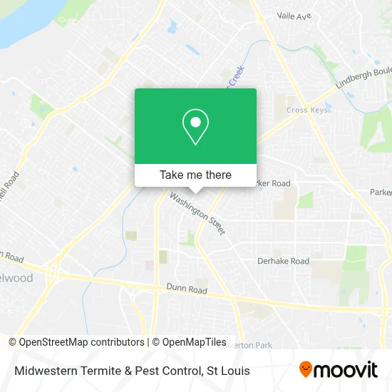 Midwestern Termite & Pest Control map