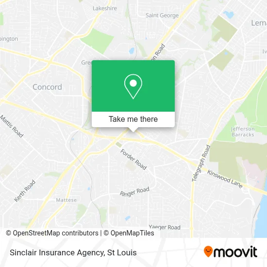 Sinclair Insurance Agency map