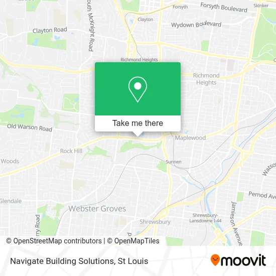 Navigate Building Solutions map