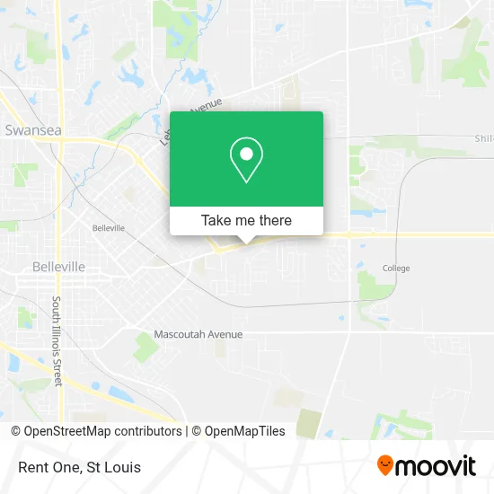 Rent One map