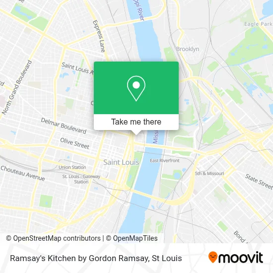 Ramsay's Kitchen by Gordon Ramsay map