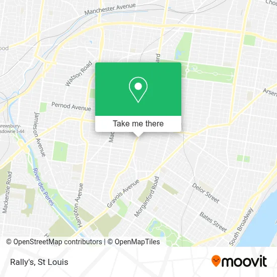 Rally's map