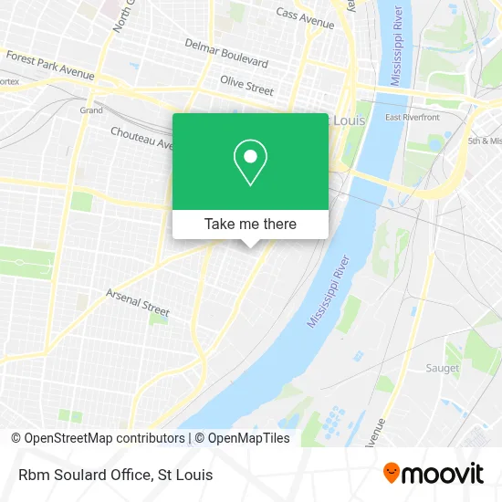 Rbm Soulard Office map