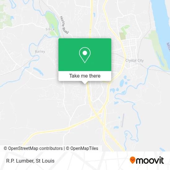 R.P. Lumber map