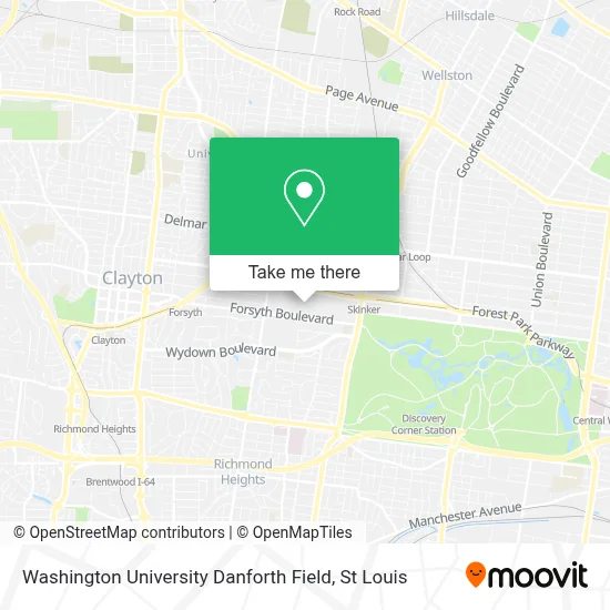 Washington University Danforth Field map