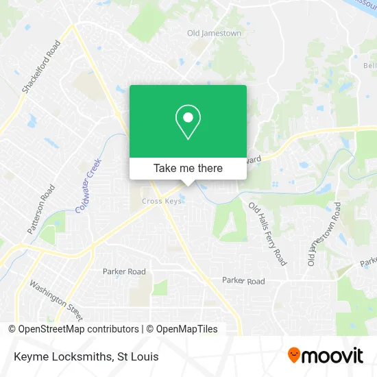 Keyme Locksmiths map
