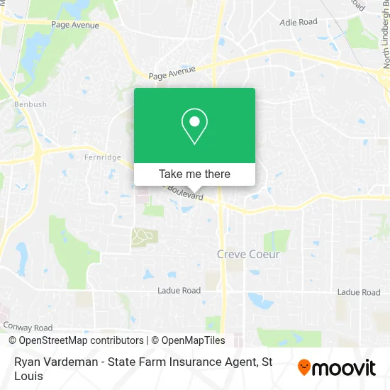 Ryan Vardeman - State Farm Insurance Agent map