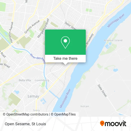 Open Sesame map