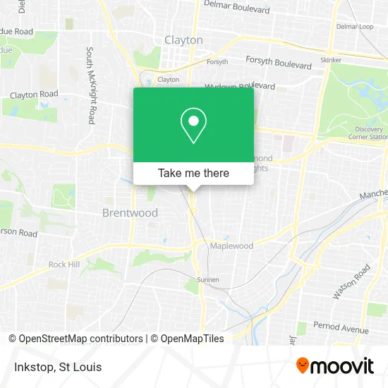 Inkstop map