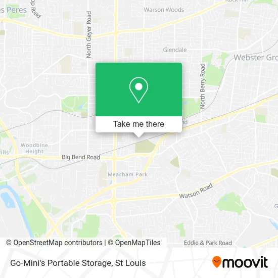 Go-Mini's Portable Storage map